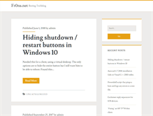 Tablet Screenshot of fr0ns.net